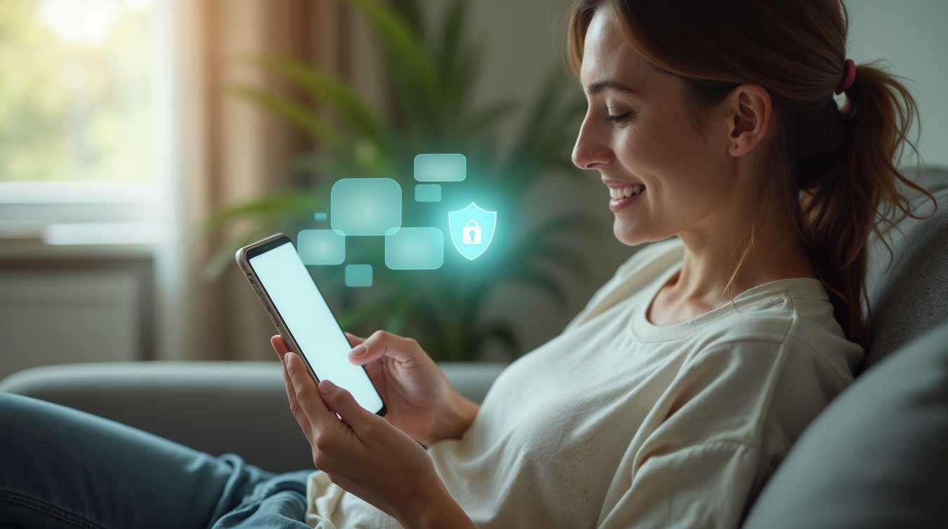 Secure patient texting on mobile device